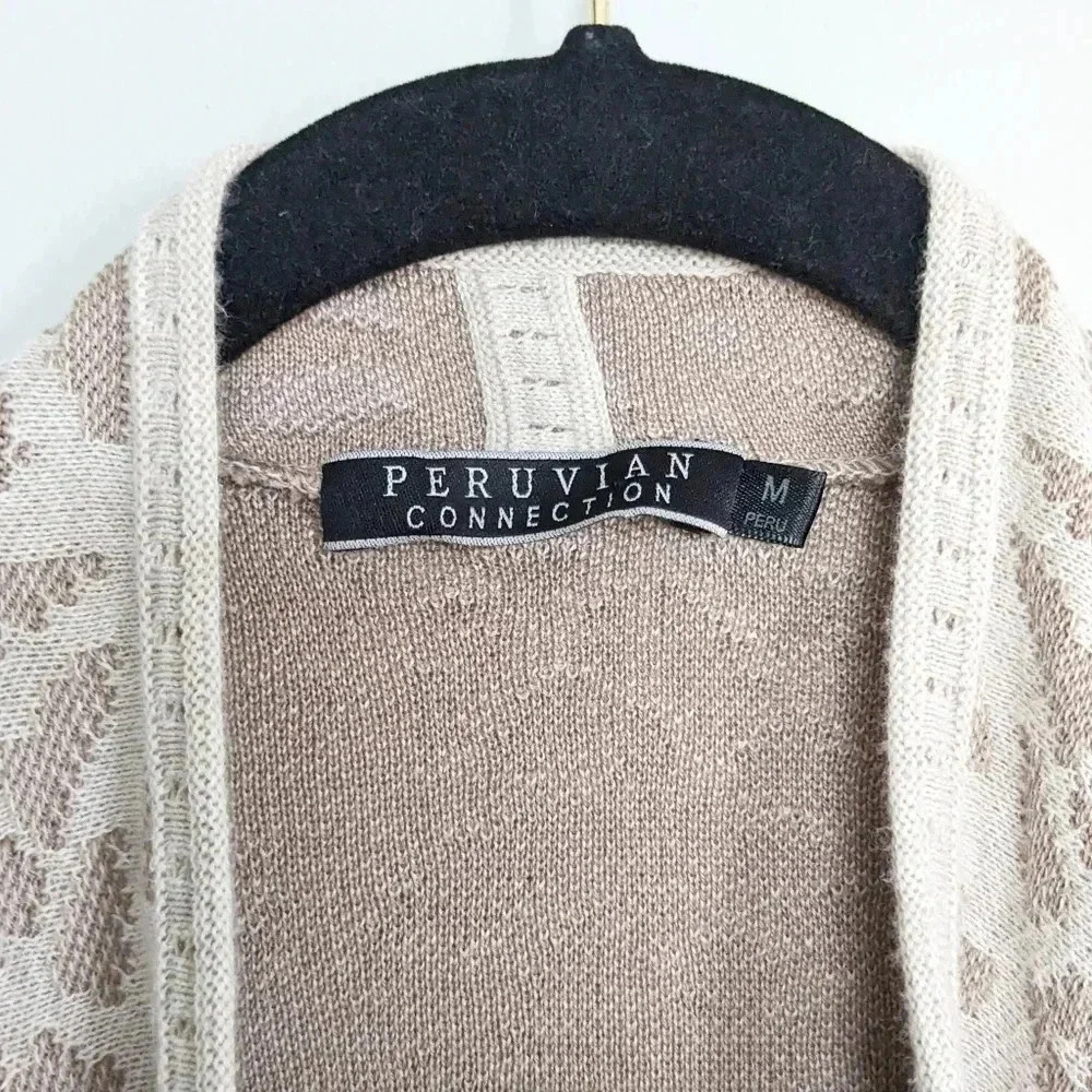 Peruvian Connection Cascading Duster Sweater - image 2